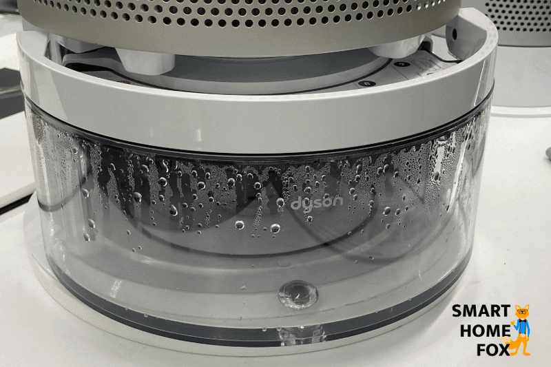 The water tank of the Dyson Pure Humidify+Cool PH01 air purifier